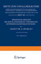 Derzeitige Grenzen bei der Planmässigen Versorgung Schwerer Handverletzungen