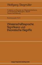 Wissenschaftssprache, Signifikanz und theoretische Begriffe