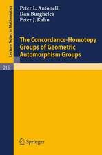 The Concordance-Homotopy Groups of Geometric Automorphism Groups