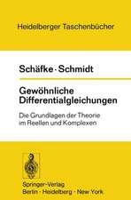 Gewöhnliche Differentialgleichungen