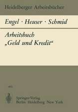 Arbeitsbuch „Geld und Kredit“