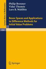 Besov Spaces and Applications to Difference Methods for Initial Value Problems