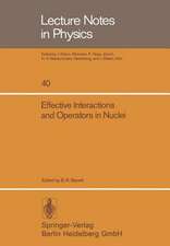 Effective Interactions and Operators in Nuclei: Proceedings of the Tucson International Topical Conference on Nuclear Physics Held at the University of Arizona, Tucson, June 2–6, 1975