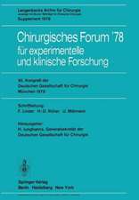 95. Kongreß der Deutschen Gesellschaft für Chirurgie, München, 3. bis 6. Mai 1978