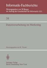 Datenverarbeitung im Marketing: Heidelberg, 9.–10. Oktober 1980