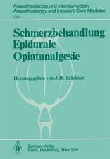 Schmerzbehandlung Epidurale Opiatanalgesie: Ergebnisse des Zentraleuropäischen Anaesthesiekongresses Berlin 1981 Band 3