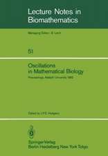 Oscillations in Mathematical Biology: Proceedings of a conference held at Adelphi University, April 19, 1982