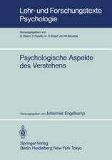 Psychologische Aspekte des Verstehens