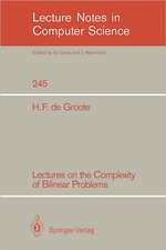 Lectures on the Complexity of Bilinear Problems