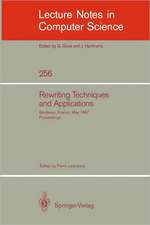 Rewriting Techniques and Applications: Bordeaux, France, May 25-27, 1987. Proceedings