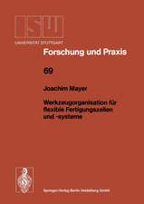 Werkzeugorganisation für flexible Fertigungszellen und -systeme