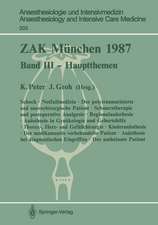 ZAK München 1987: Band III — Hauptthemen