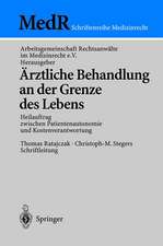 Ärztliche Behandlung an der Grenze des Lebens