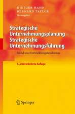 Strategische Unternehmungsplanung - Strategische Unternehmungsführung: Stand und Entwicklungstendenzen