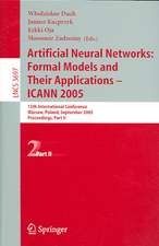 Artificial Neural Networks: Formal Models and Their Applications – ICANN 2005: 15th International Conference, Warsaw, Poland, September 11-15, 2005, Proceedings, Part II