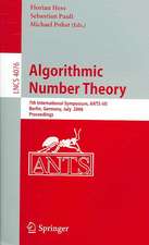 Algorithmic Number Theory: 7th International Symposium, ANTS-VII, Berlin, Germany, July 23-28, 2006, Proceedings