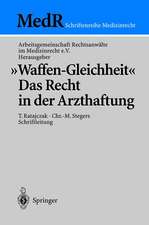 „Waffen-Gleichheit“: Das Recht in der Arzthaftung