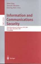 Information and Communications Security: Third International Conference, ICICS 2001, Xian, China, November 13-16, 2001. Proceedings