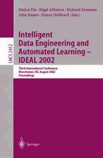 Intelligent Data Engineering and Automated Learning - IDEAL 2002: Third International Conference, Manchester, UK, August 12-14 Proceedings