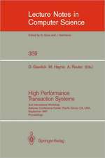 High Performance Transaction Systems: 2nd International Workshop, Asilomar Conference Center, Pacific Grove, CA, USA, September 28-30, 1987. Proceedings