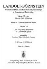 Second and Higher Order Elastic Constants/ Elastische Konstanten zweiter und höherer Ordnung