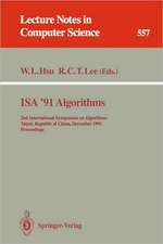 ISA '91 Algorithms: 2nd International Symposium on Algorithms, Taipei, Republic of China, December 16-18, 1991. Proceedings