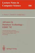 Advances in Database Technology - EDBT '92: 3rd International Conference on Extending Database Technology, Vienna, Austria, March 23-27, 1992. Proceedings