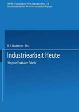 Industriearbeit Heute: Weg zur Fraktalen Fabrik