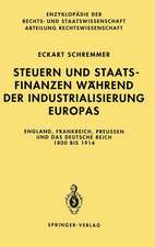 Steuern und Staatsfinanzen während der Industrialisierung Europas