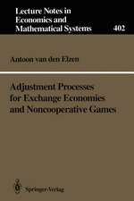 Adjustment Processes for Exchange Economies and Noncooperative Games