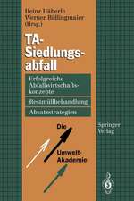 TA-Siedlungsabfall: Erfolgreiche Abfallwirtschaftskonzepte, Restmüllbehandlung, Absatzstrategien