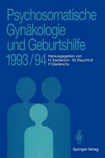 Psychosomatische Gynäkologie und Geburtshilfe 1993/94