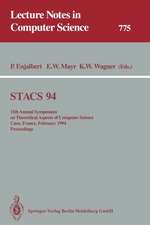 STACS 94: 11th Annual Symposium on Theoretical Aspects of Computer Science Caen, France, February 24–26, 1994 Proceedings