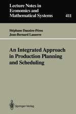 An Integrated Approach in Production Planning and Scheduling