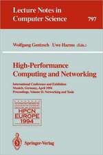 High-Performance Computing and Networking: International Conference and Exhibition, Munich, Germany, April 18 - 20, 1994. Proceedings. Volume 1: Applications