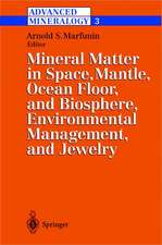 Advanced Mineralogy: Volume 3: Mineral Matter in Space, Mantle, Ocean Floor, Biosphere, Environmental Management, and Jewelry