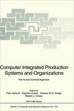 Computer Integrated Production Systems and Organizations