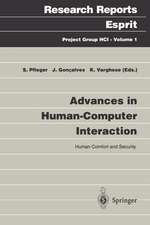 Advances in Human-Computer Interaction: Human Comfort and Security