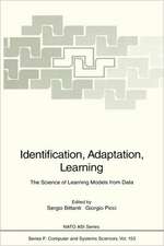 Identification, Adaptation, Learning: The Science of Learning Models from Data