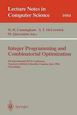 Integer Programming and Combinatorial Optimization: 5th International IPCO Conference Vancouver, British Columbia, Canada June 3–5, 1996 Proceedings