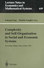 Complexity and Self-Organization in Social and Economic Systems: Proceedings of the International Conference on Complexity and Self-Organization in Social and Economic Systems Beijing, October 1994