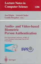 Audio- and Video-based Biometric Person Authentication: First International Conference, AVBPA '97, Crans-Montana, Switzerland, March 12 - 14, 1997, Proceedings