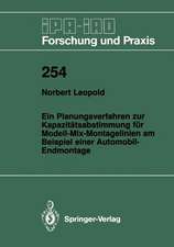 Ein Planungsverfahren zur Kapazitätsabstimmung für Modell-Mix-Montagelinien am Beispiel einer Automobil-Endmontage