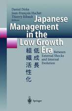 Japanese Management in the Low Growth Era: Between External Shocks and Internal Evolution