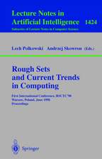 Rough Sets and Current Trends in Computing: First International Conference, RSCTC’98 Warsaw, Poland, June 22–26, 1998 Proceedings