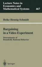 Bargaining in a Video Experiment