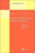 Statistical Mechanics of Biocomplexity: Proceedings of the XV Sitges Conference, Held at Sitges, Barcelona, Spain, 8-12 June 1998