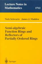 Semi-algebraic Function Rings and Reflectors of Partially Ordered Rings