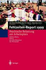 Fehlzeiten-Report: Psychische Belastung am Arbeitsplatz Zahlen, Daten, Fakten aus allen Branchen der Wirtschaft