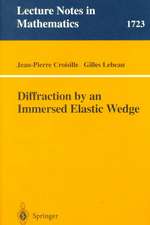 Diffraction by an Immersed Elastic Wedge